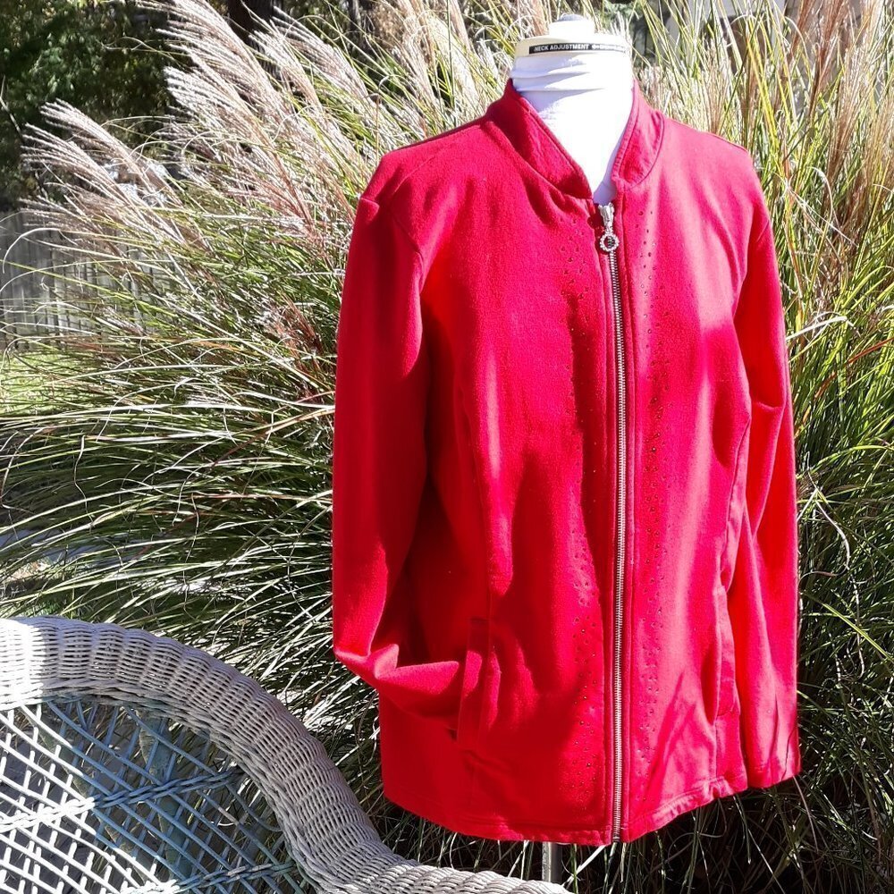 CHRISTOPHER BANKS ZIPUP JACKET  SIZE XL